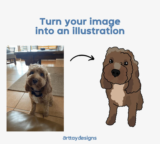 Custom Pet Portrait - Arttay Designs