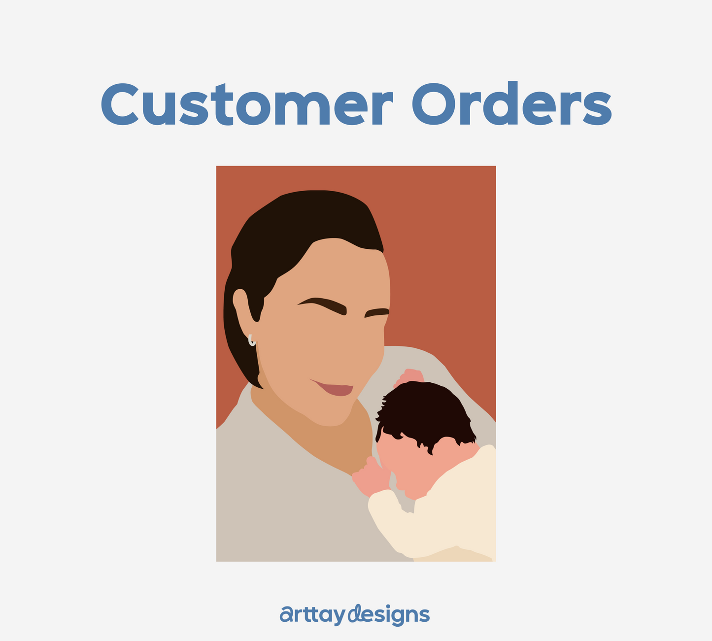Custom Faceless Portrait