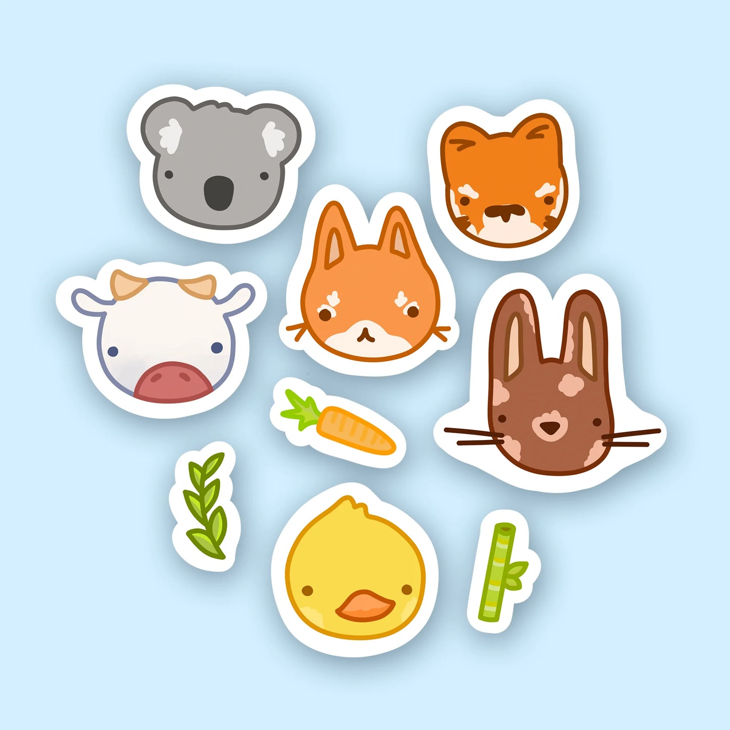 Cute Animal Sticker Set