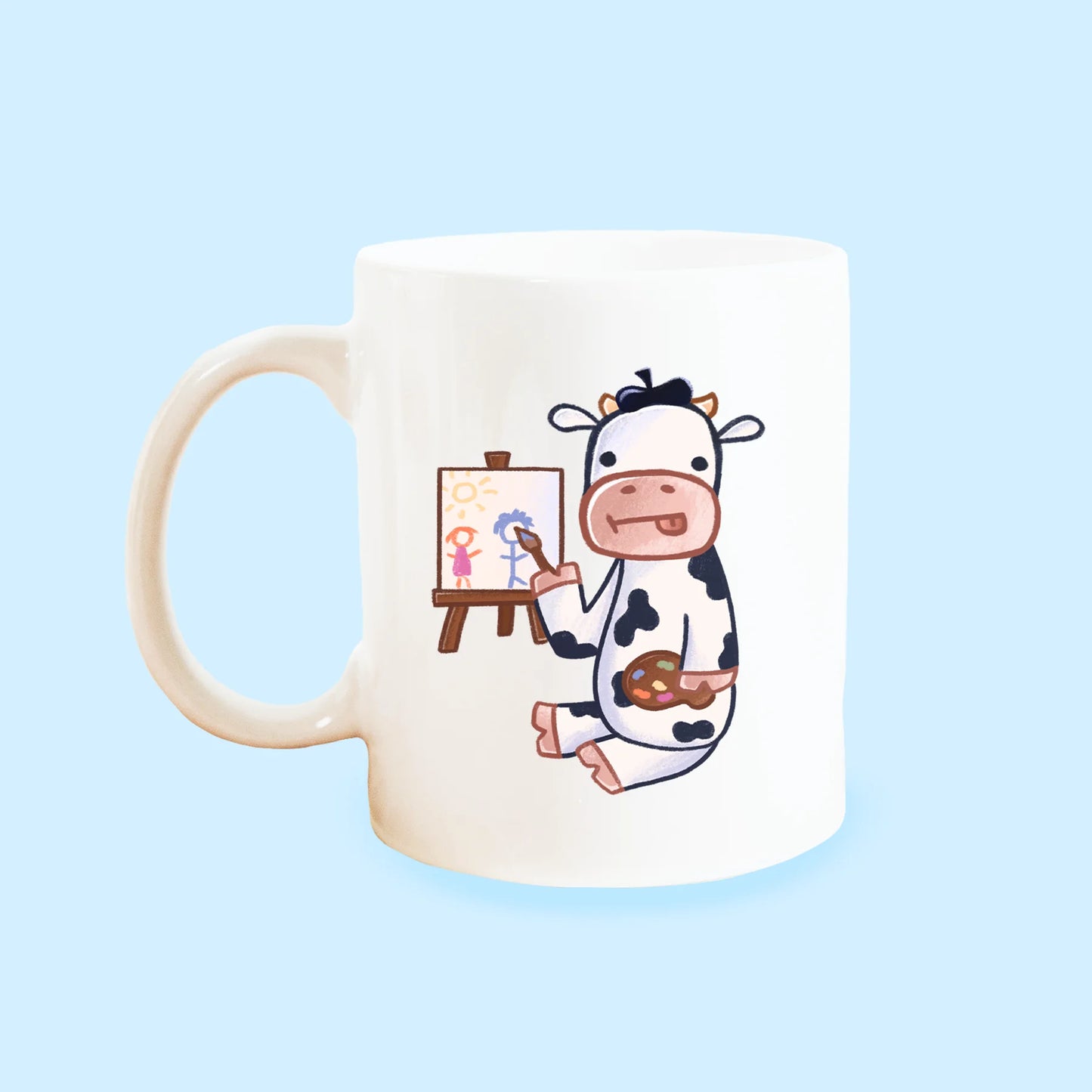 Artist Cow Coffee Mug