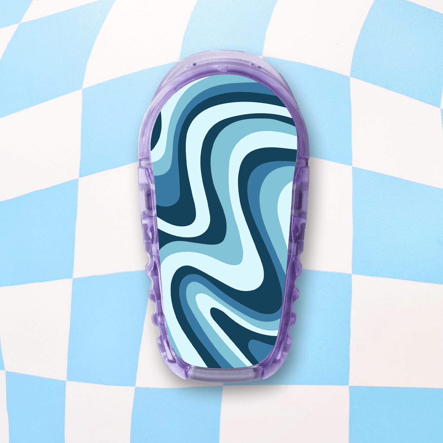 Blue Waves Dexcom G6 Transmitter Stickers - 6 Pack - Arttay Designs