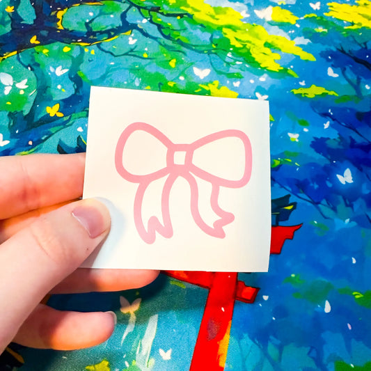 Bow Mirror Decal Sticker - Arttay Designs