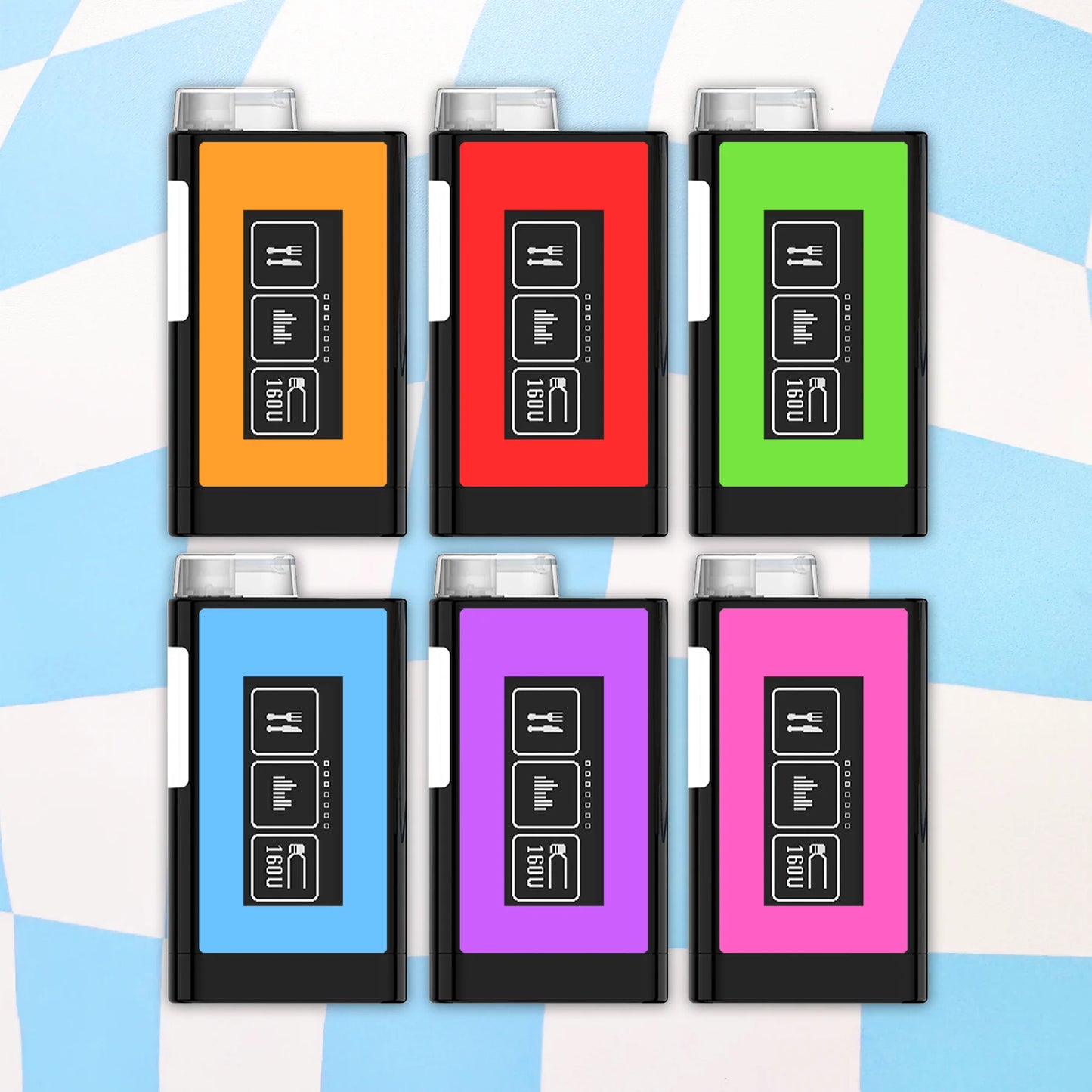 Bright Colours Diabetes Device Stickers