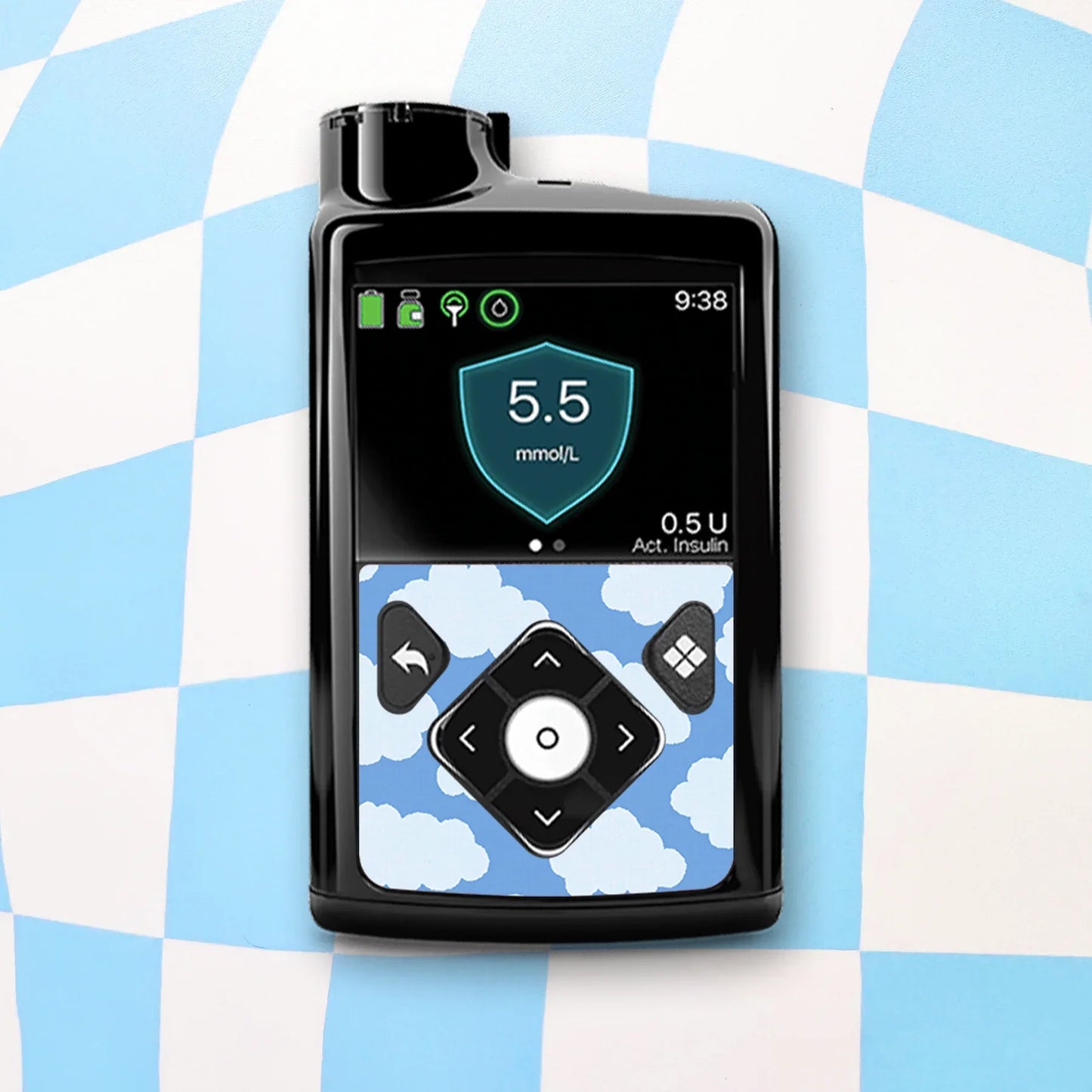 Clouds Diabetes Device Stickers