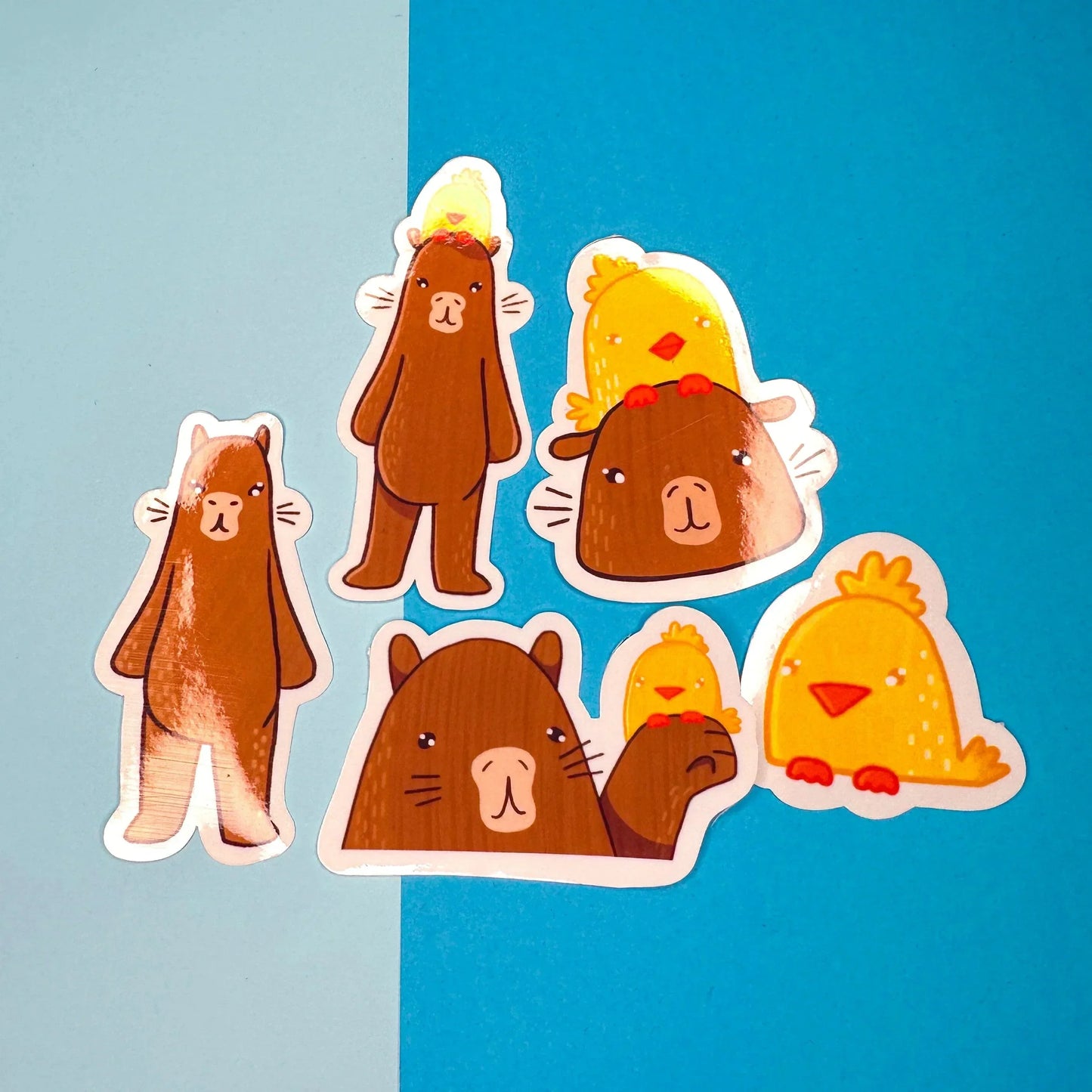 Capybara Sticker Set - Arttay Designs