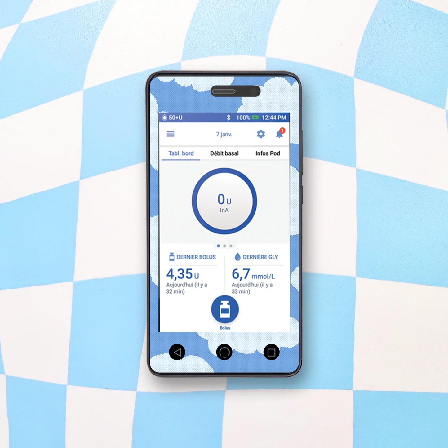 Clouds Diabetes Device Stickers