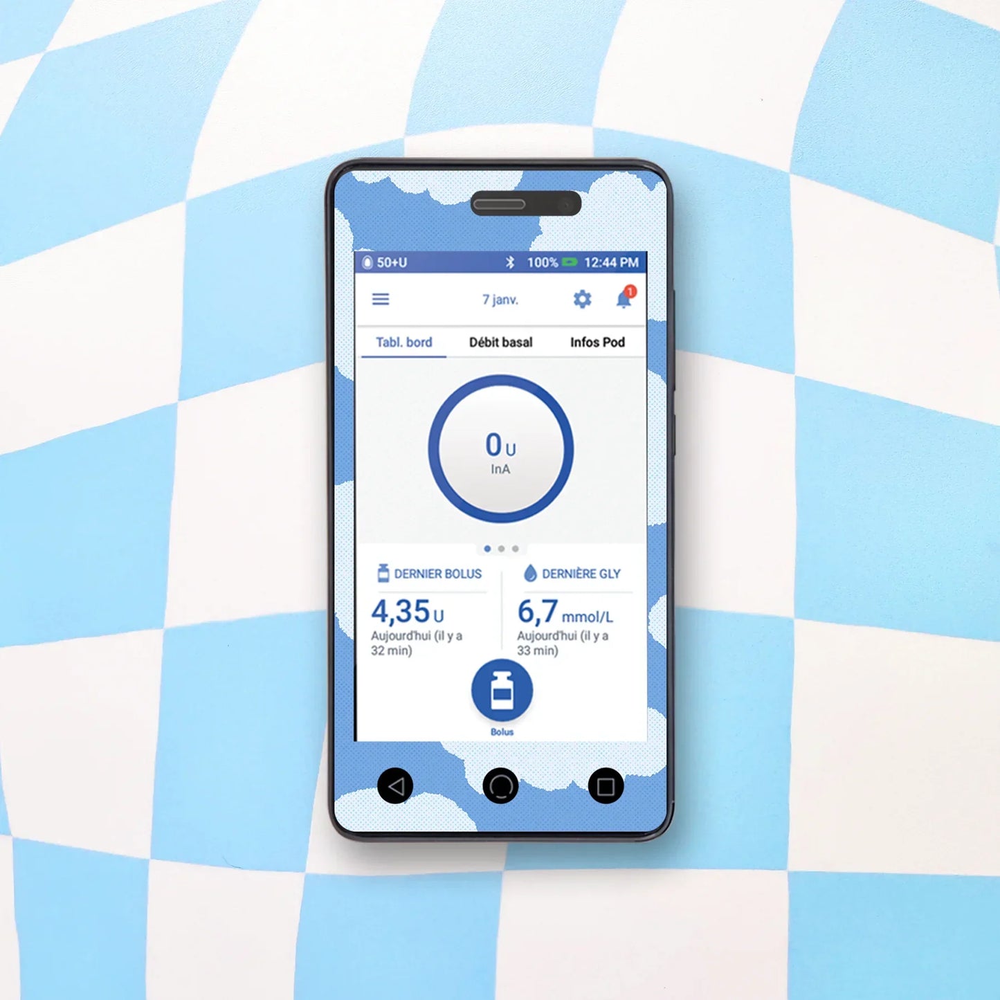 Clouds Diabetes Device Stickers