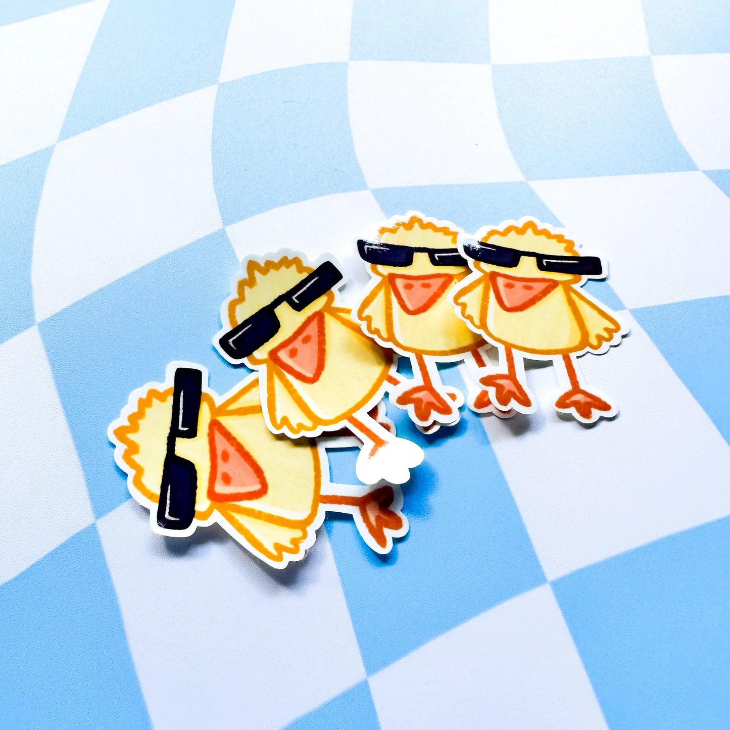 Cool Duck Sticker - Arttay Designs