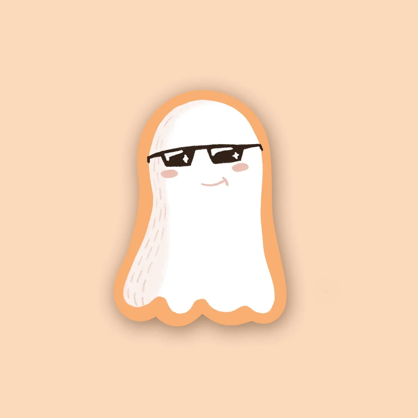 Cool Ghost Sticker