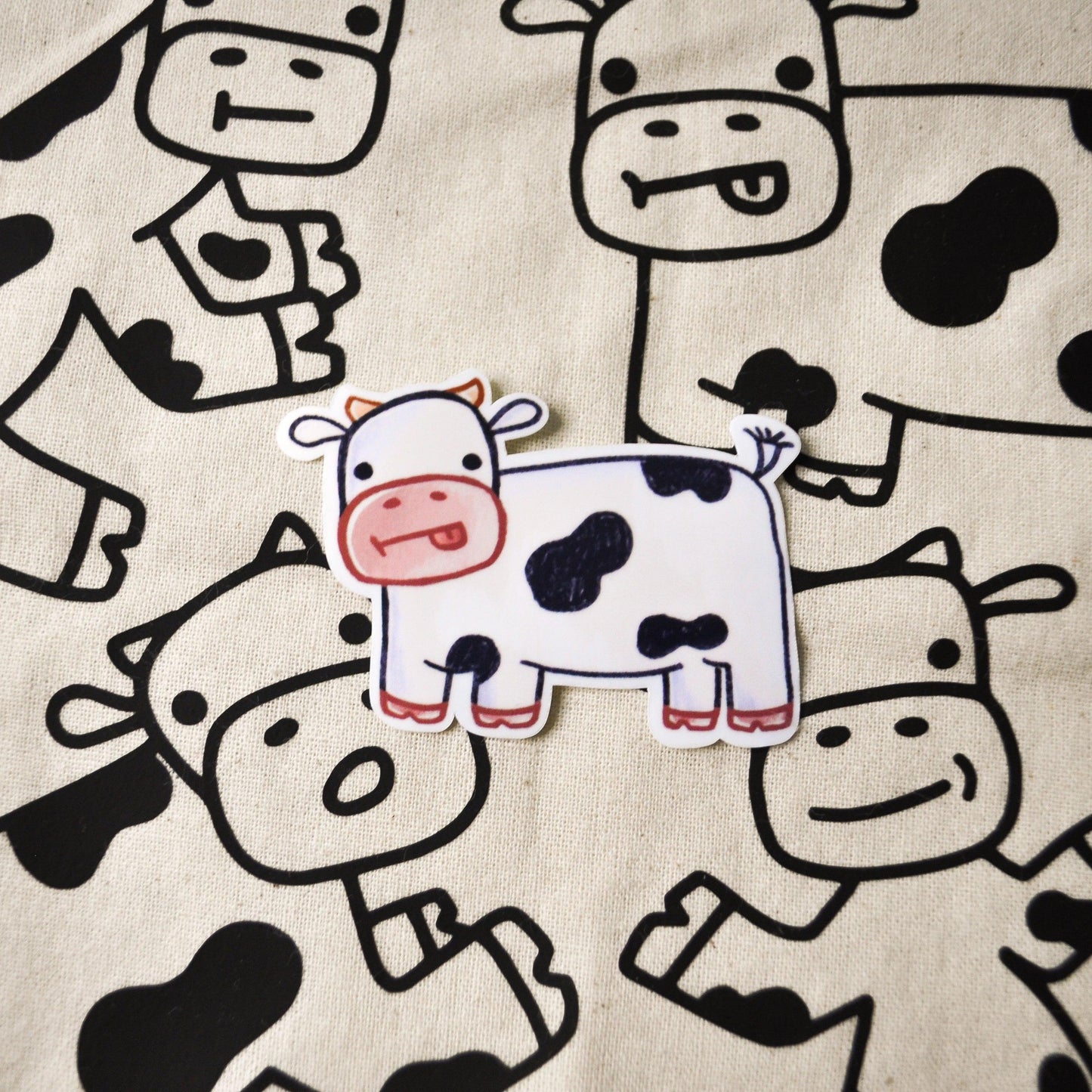 Cute Cow Sticker - Arttay Designs