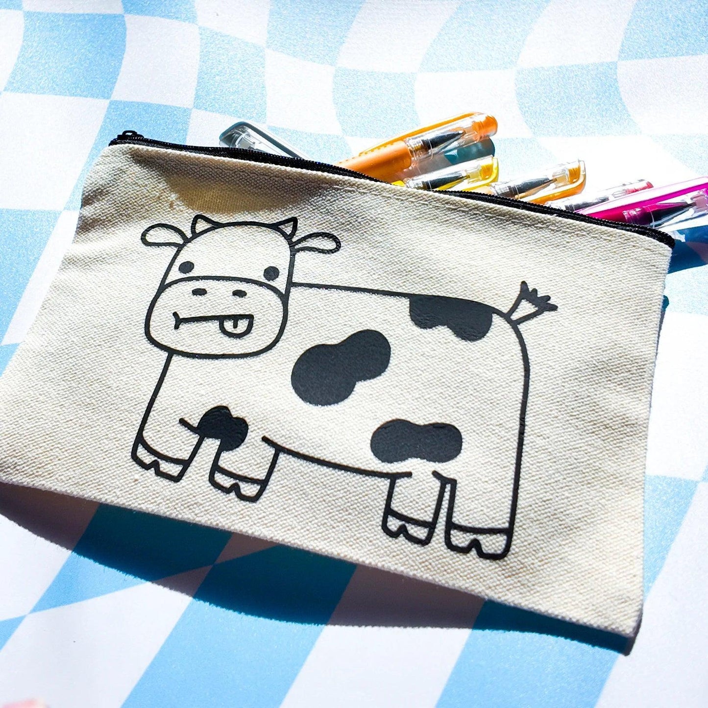 Cow Pencil Case - Arttay Designs