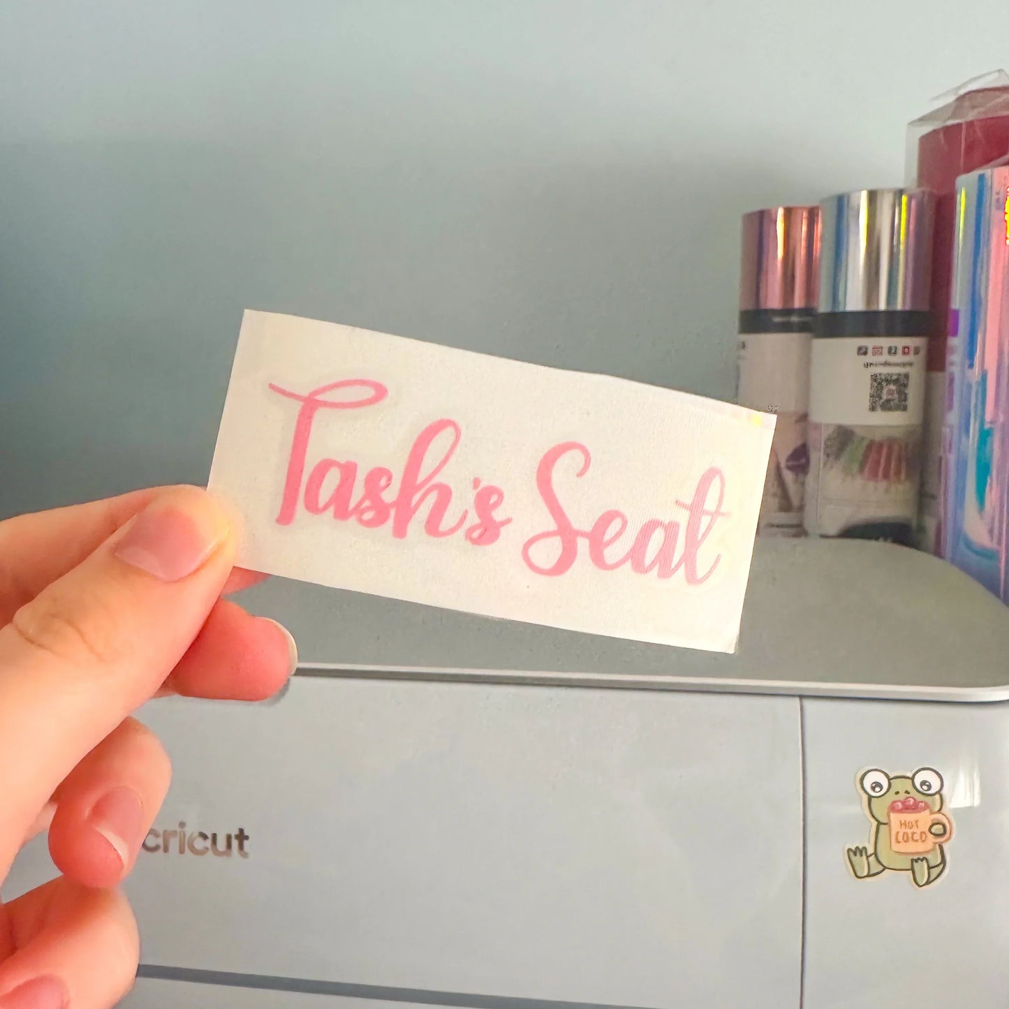 Custom Name Seat Decal - Arttay Designs