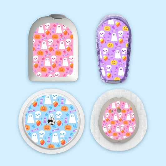 Cute Halloween Diabetes Device Stickers