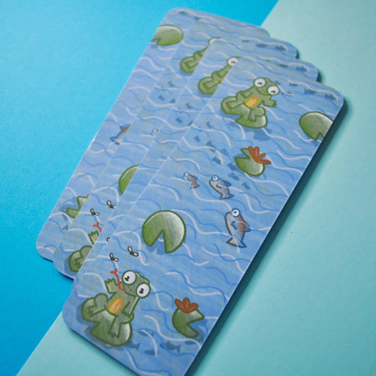 Frogs Bookmark - Arttay Designs