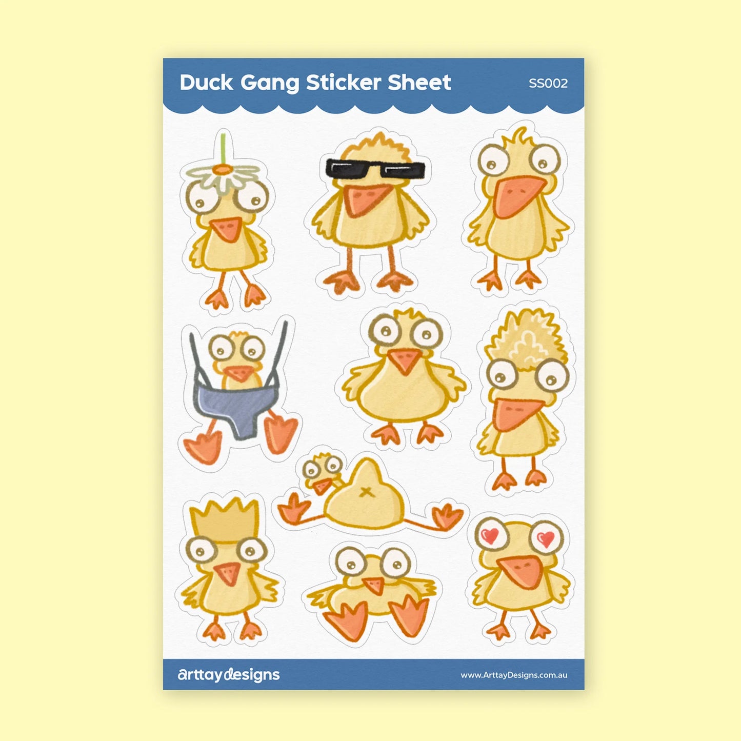 Duck Gang Sticker Sheet