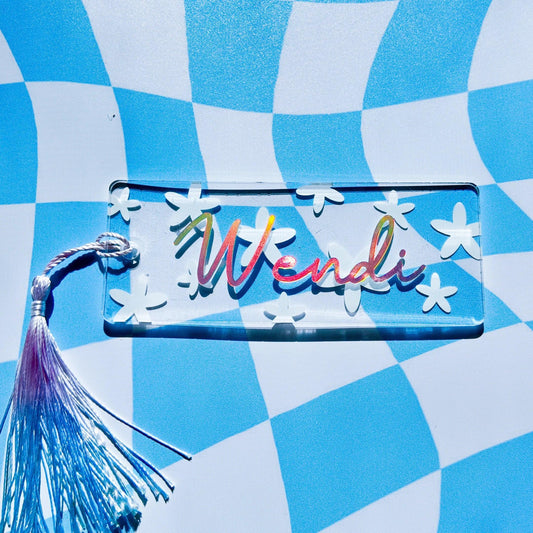 Custom Flower Bookmark - Arttay Designs