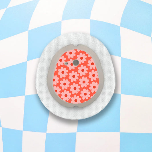 Flowers Dexcom G7 Transmitter Stickers - 6 Pack - Arttay Designs