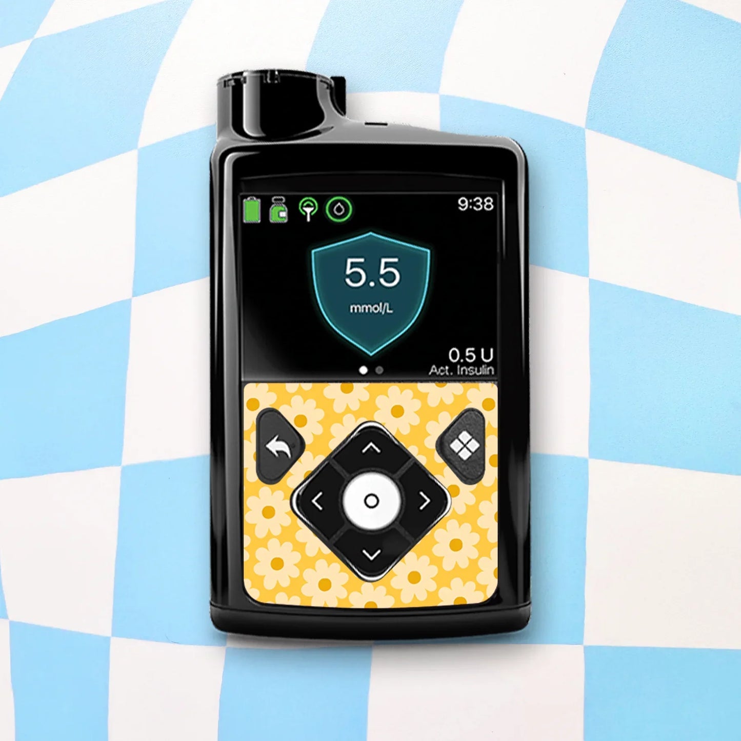 Flowers Medtronic MiniMed Device Stickers