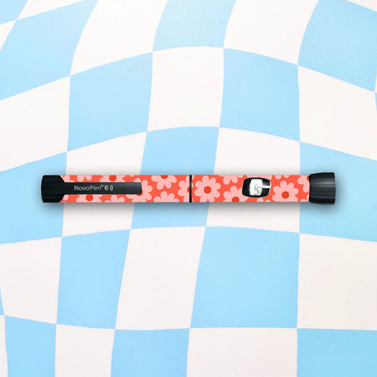 Flowers Novo Pen Device Sticker
