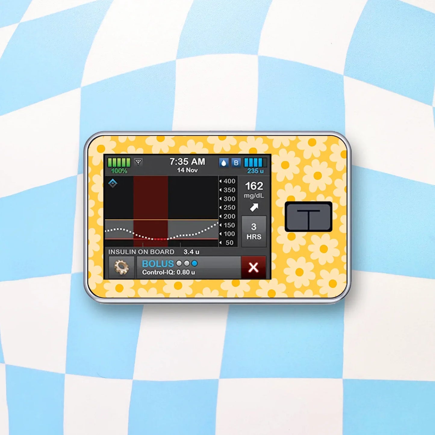 Flowers Tandem Tslim Device Stickers