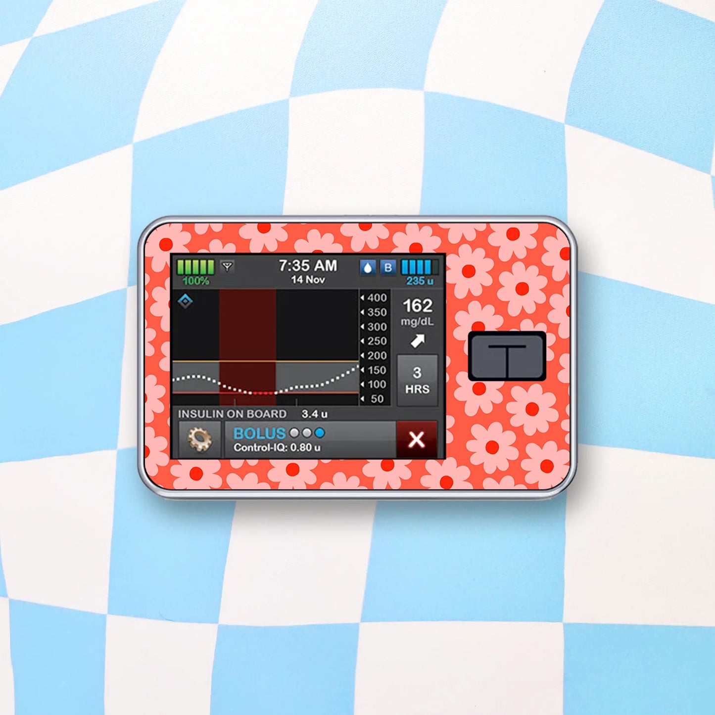 Flowers Tandem Tslim Device Stickers