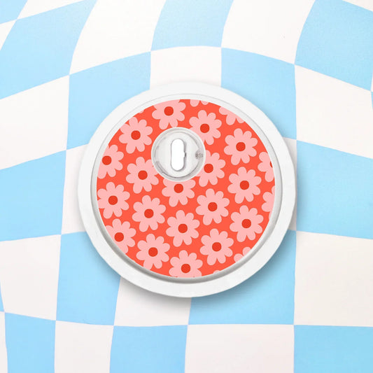 Flowers Freestyle Libre 3 Device Stickers - 6 Pack