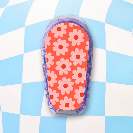 Flowers Dexcom G6 Transmitter Stickers - 6 Pack - Arttay Designs