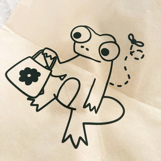 Frog Tote Bag - Arttay Designs