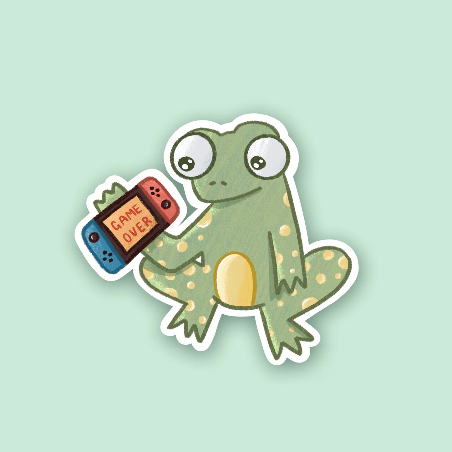 Gamer Frog Sticker