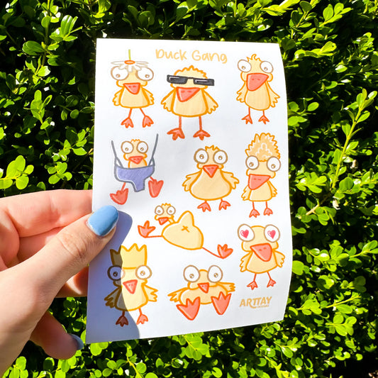 Duck Gang Sticker Sheet
