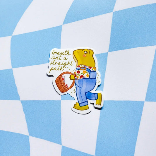 Motivational Picnic Frog Sticker