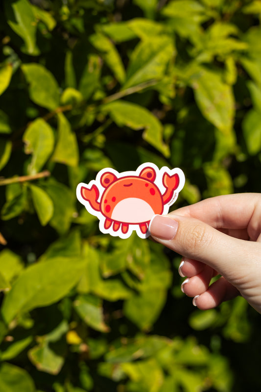 Cute Crab Sticker