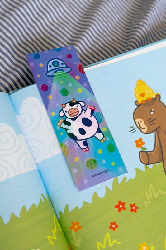 Galaxy Cow Bookmark