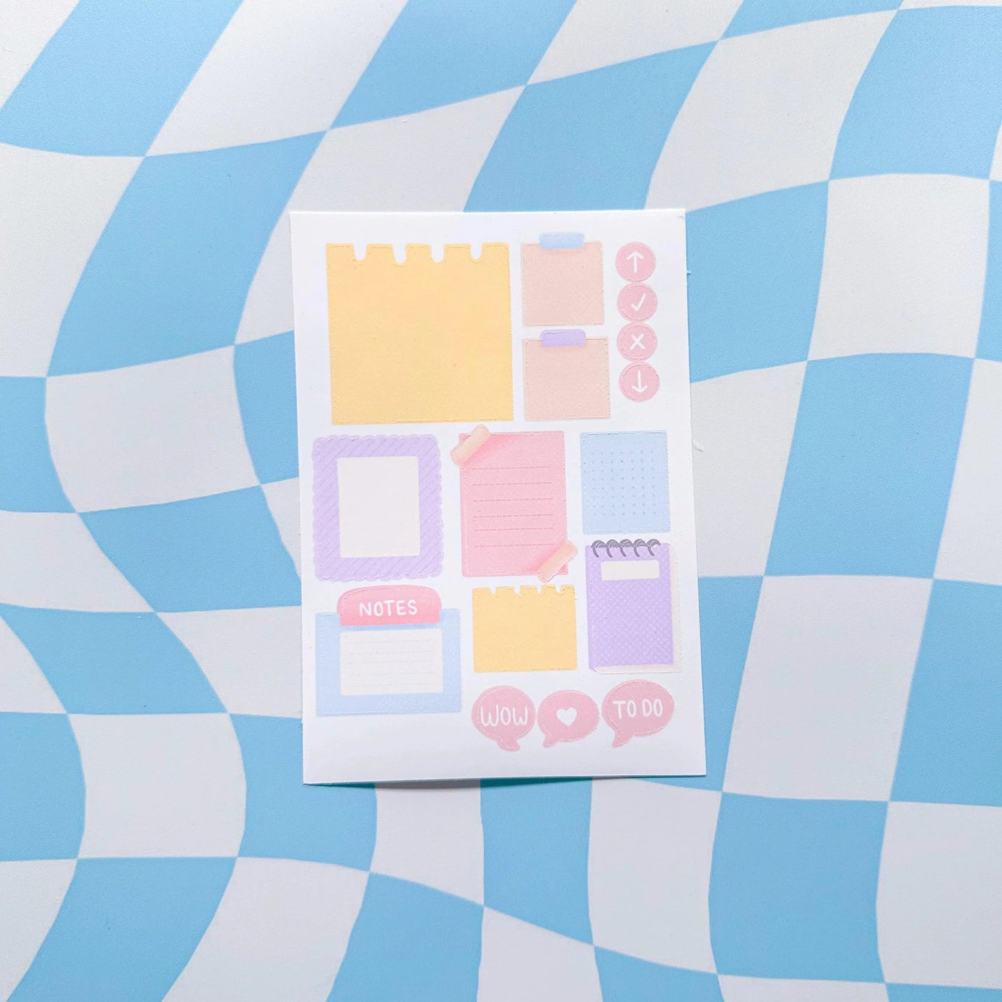 Notes Sticker Sheet - Arttay Designs