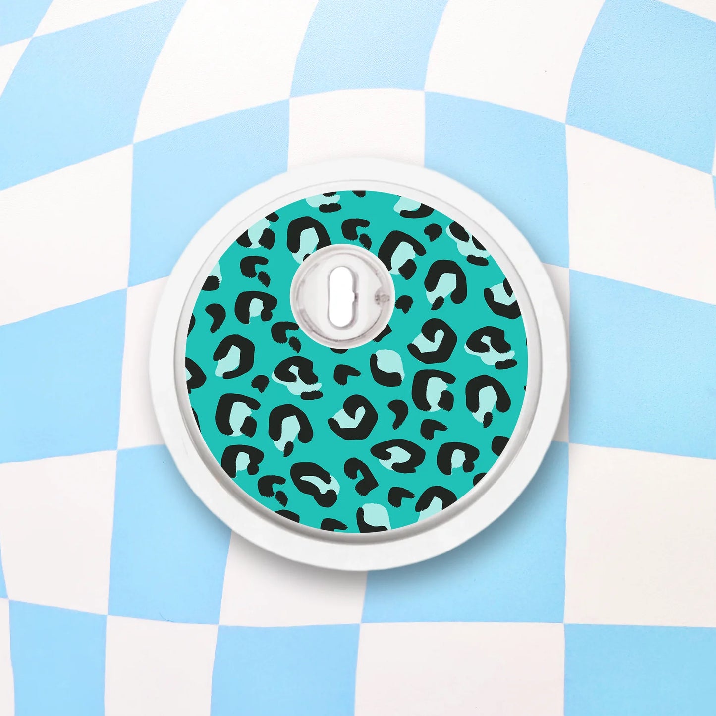 Leopard Print Diabetes Device Stickers