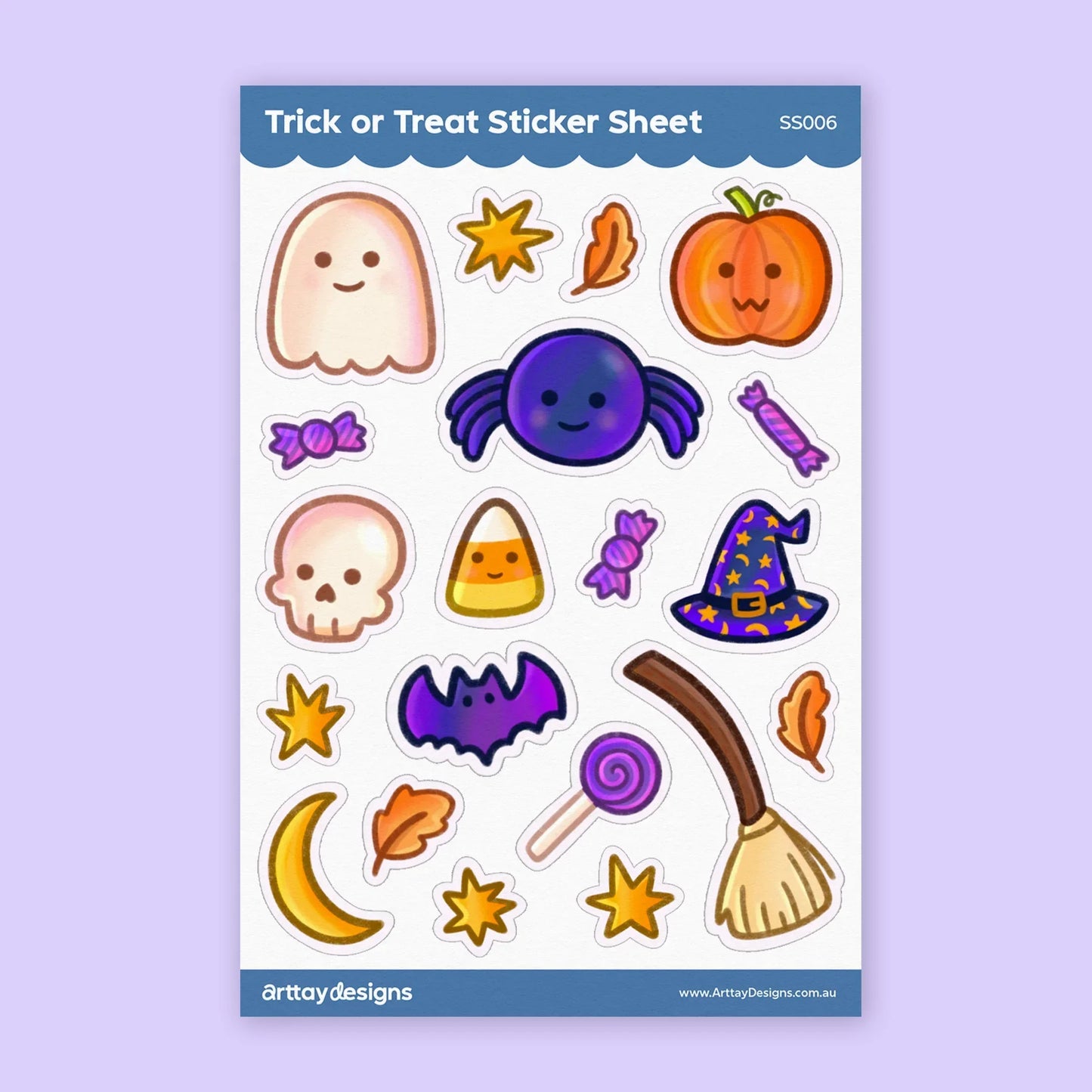 Trick Or Treat Sticker Sheet