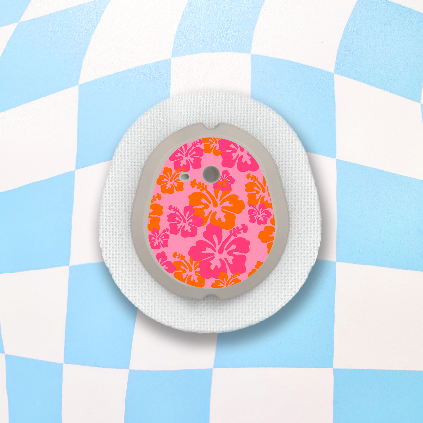 Tropical Flowers Stickers - 6 Pack