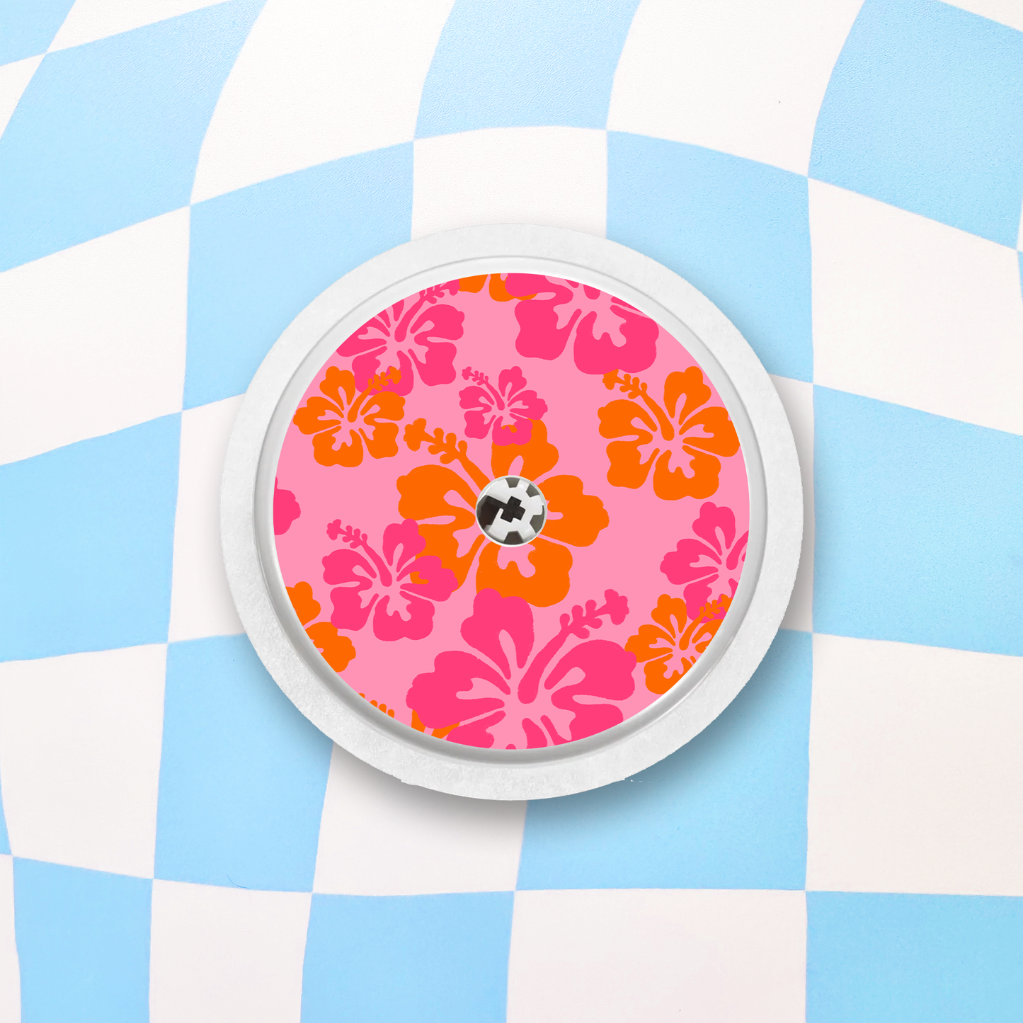 Tropical Flowers Stickers - 6 Pack