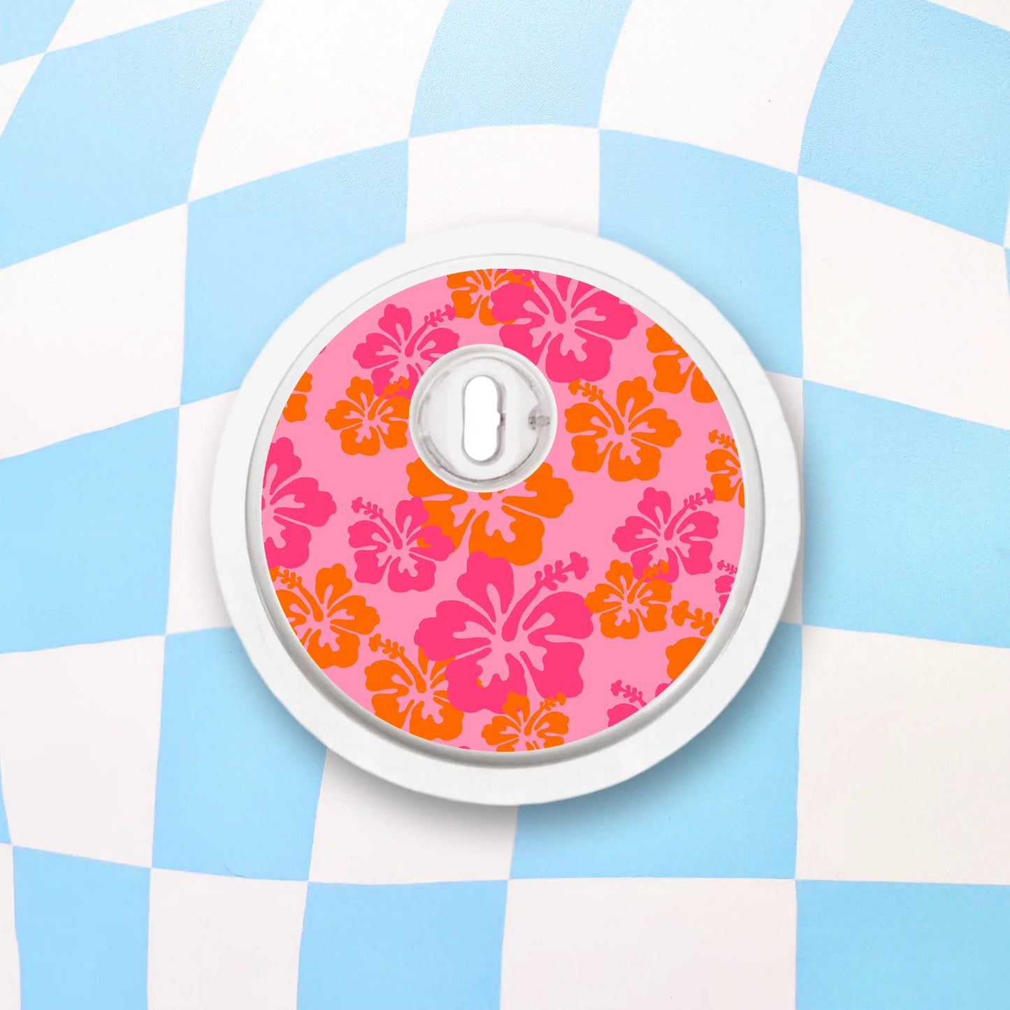 Tropical Flowers Device Stickers