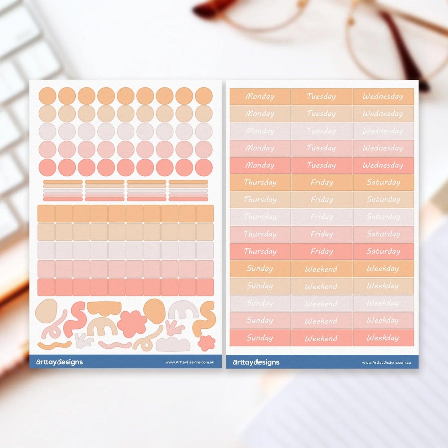 Planner Sticker Sheet Set
