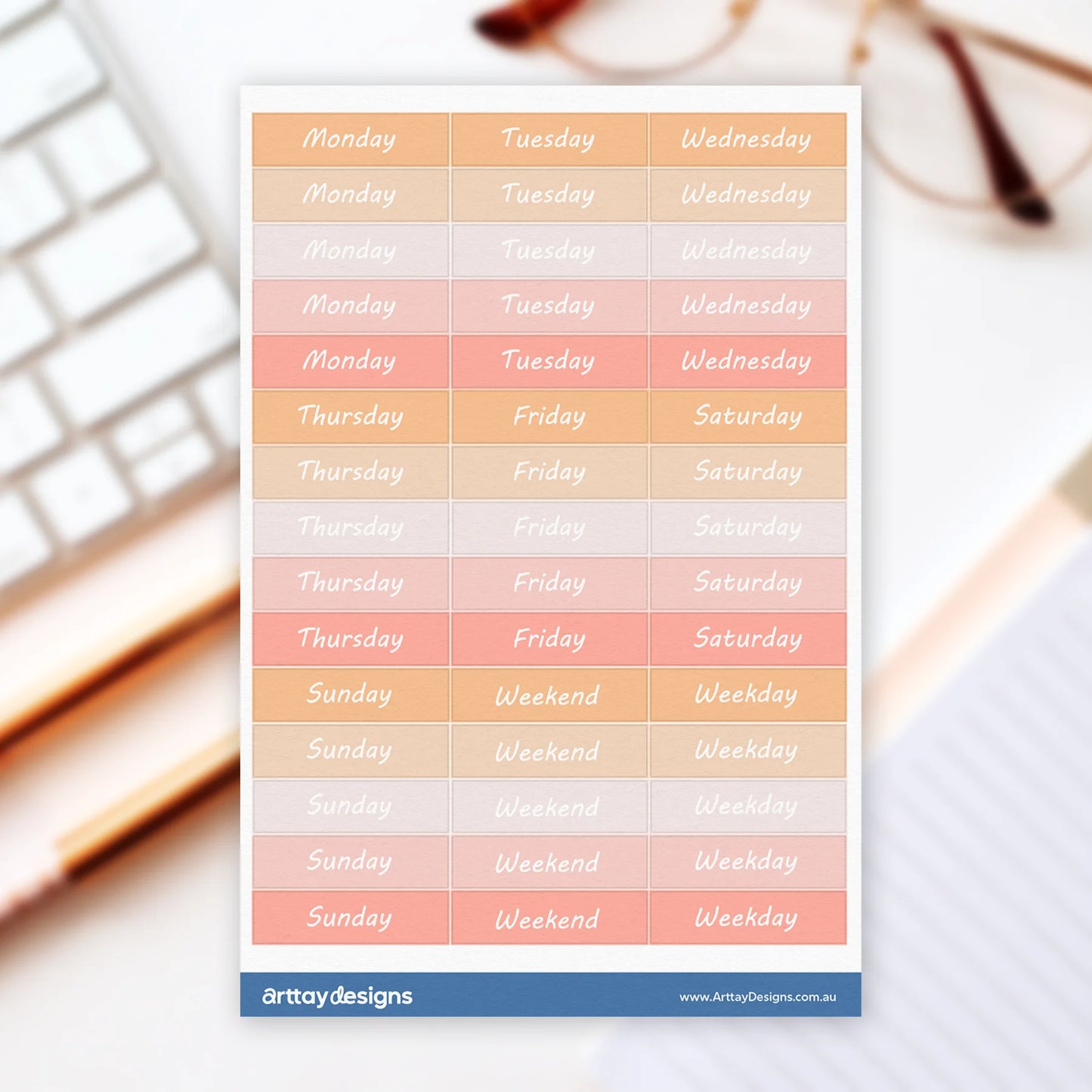 Planner Sticker Sheet Set