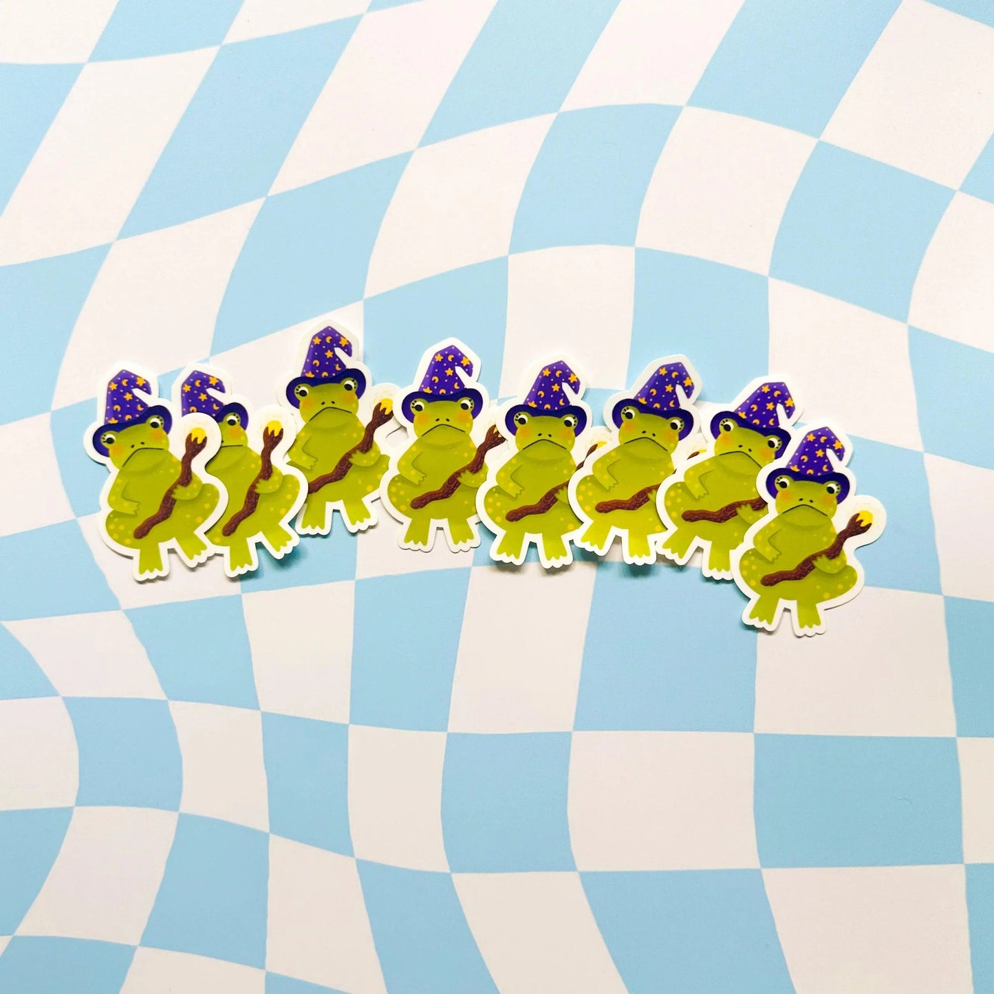 Wizard Frog Sticker - Arttay Designs