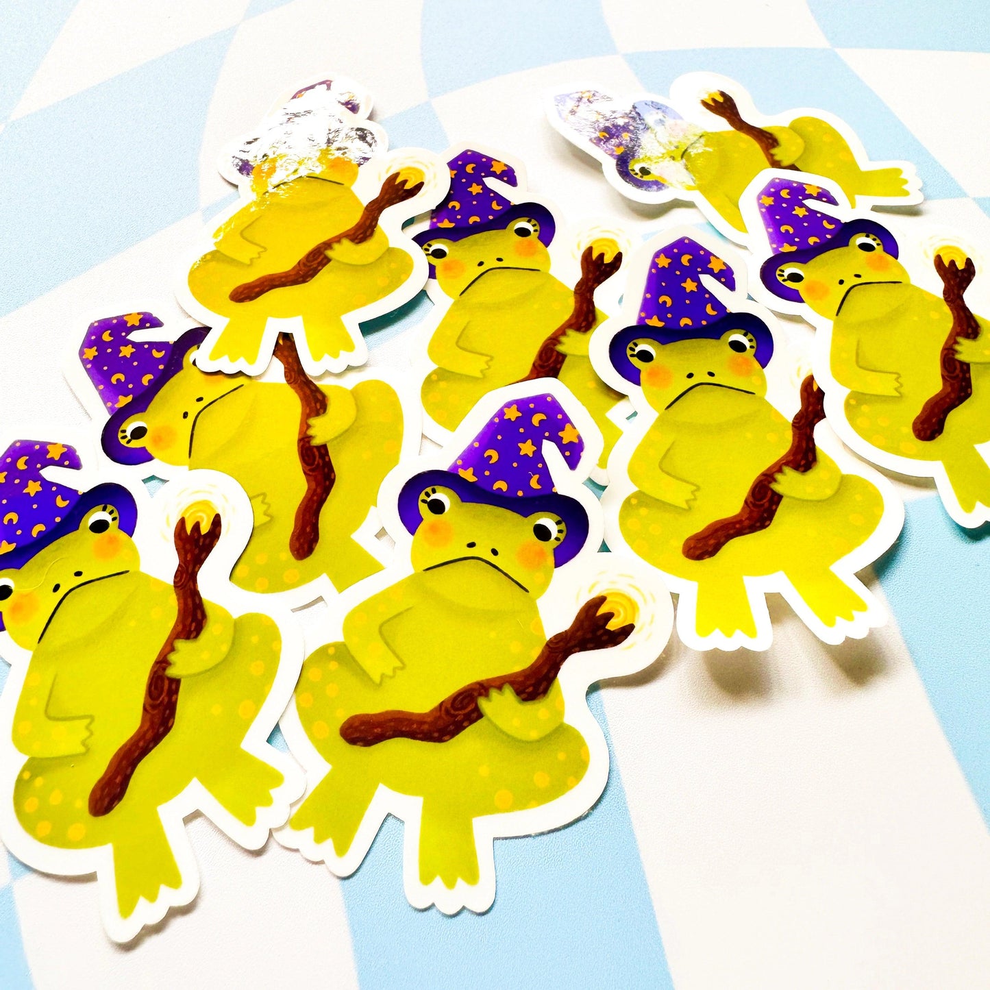 Wizard Frog Sticker - Arttay Designs