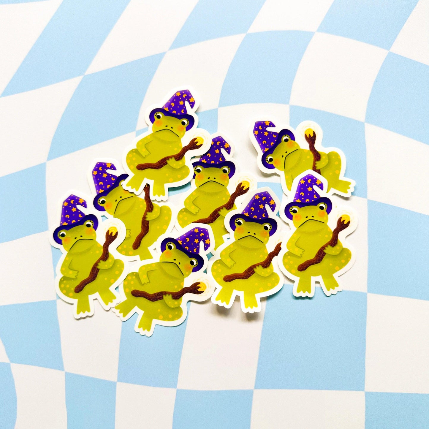 Wizard Frog Sticker - Arttay Designs