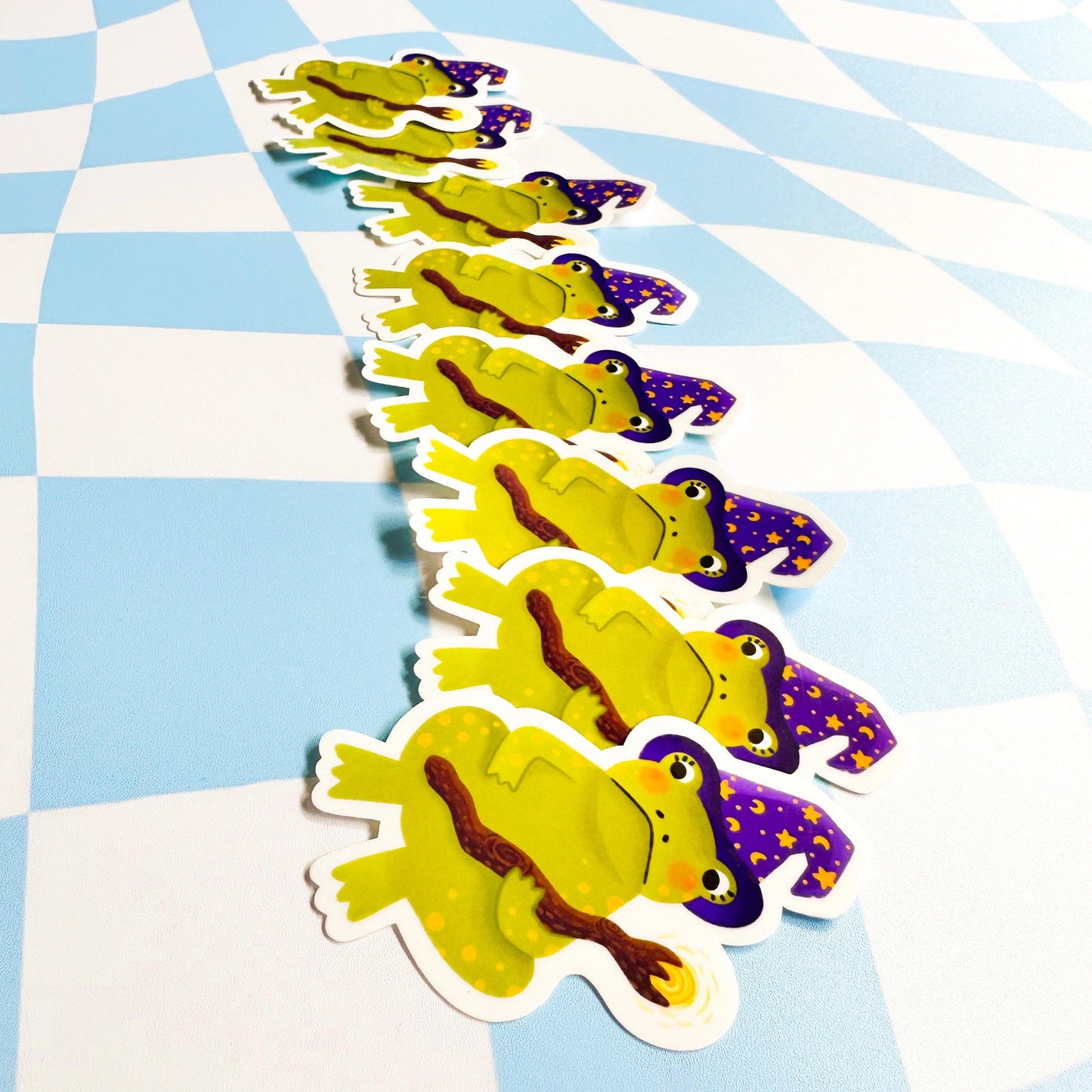 Wizard Frog Sticker - Arttay Designs