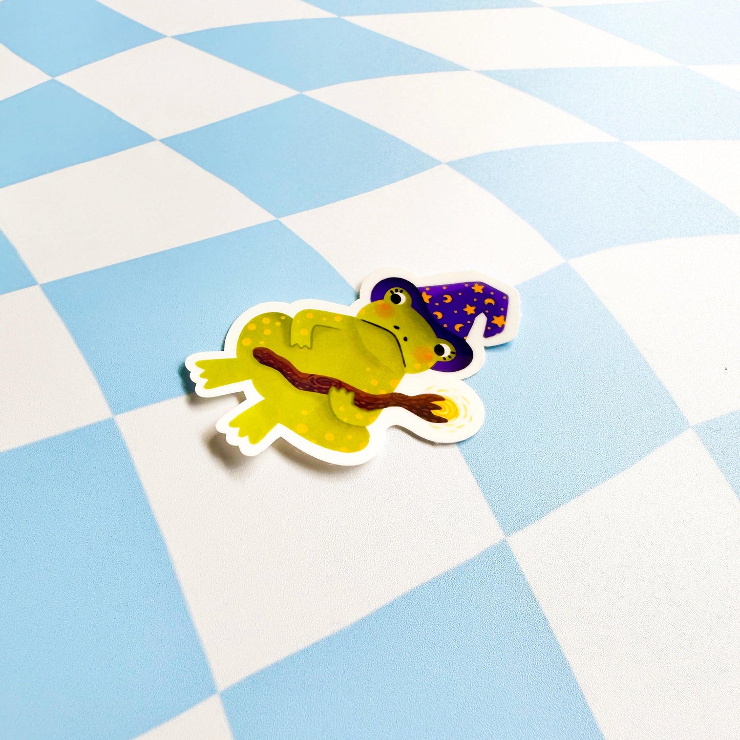 Wizard Frog Sticker - Arttay Designs