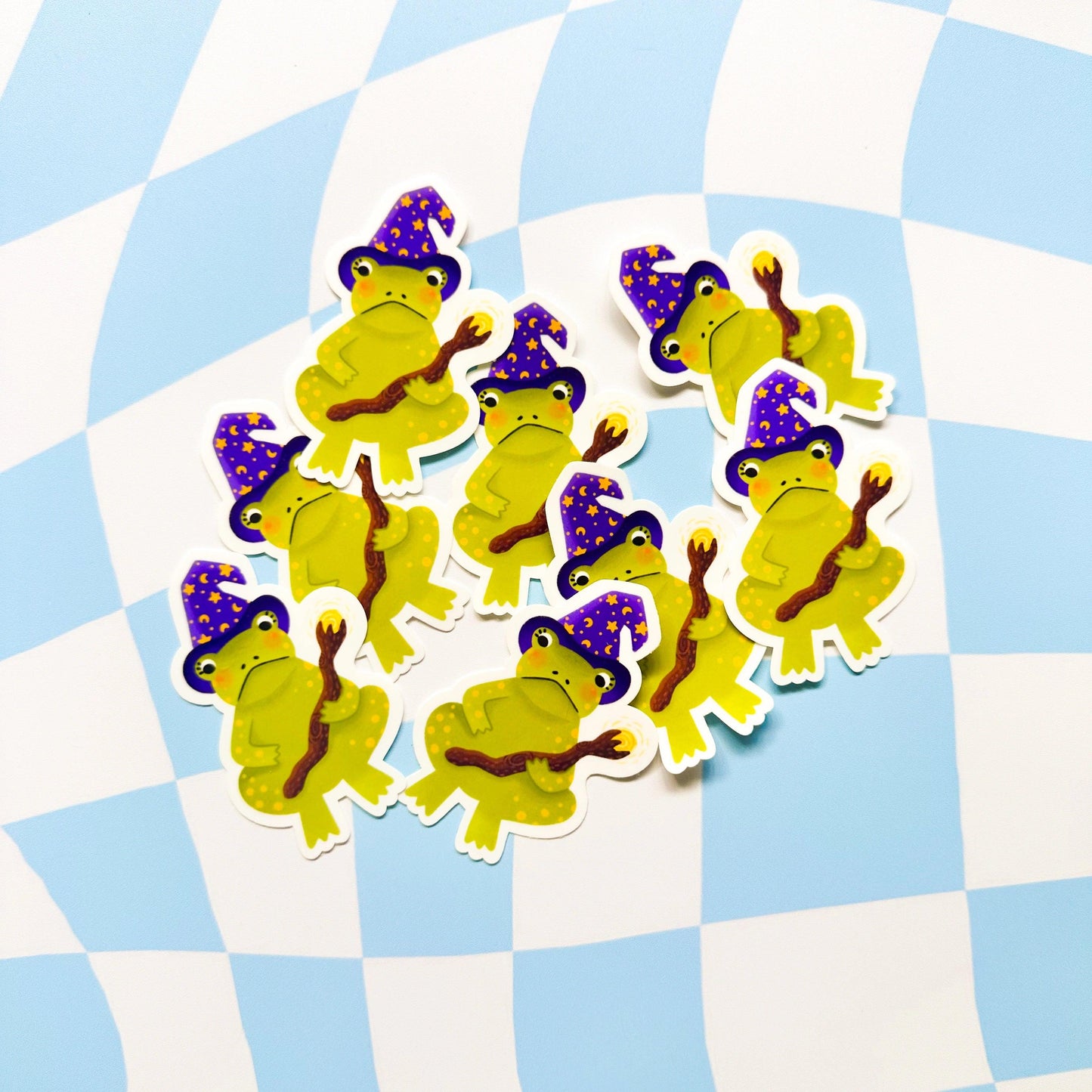Wizard Frog Sticker - Arttay Designs