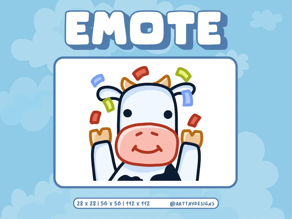 Hype Cow Twitch Emote - Arttay Designs