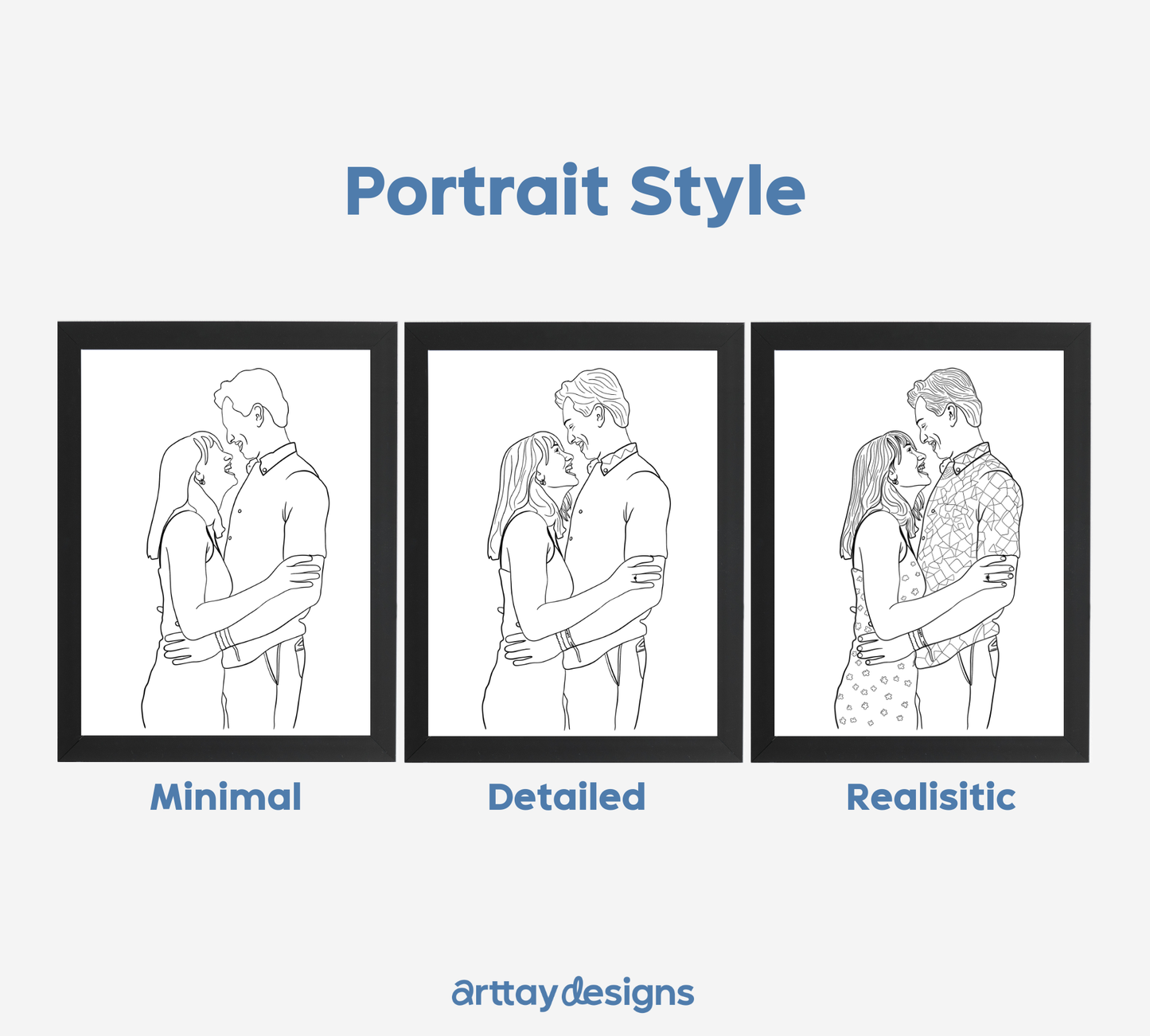 Custom Line Art Portrait