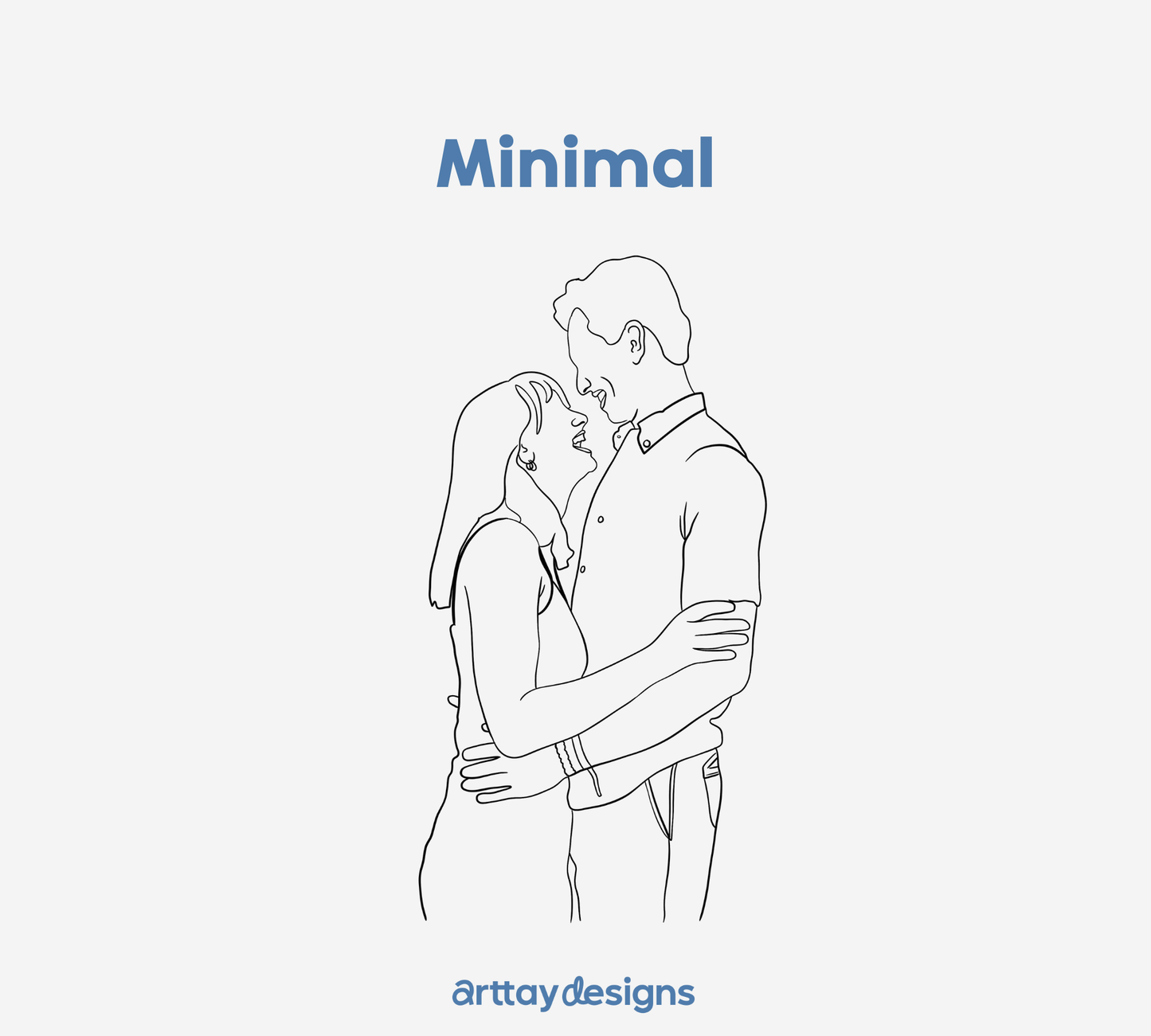 Custom Line Art Portrait
